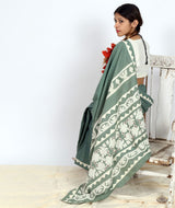 Handstitched Applique Saree