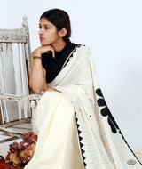 Handstitched Applique Saree