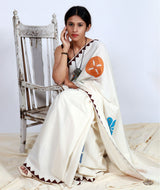 Handstitched Applique Saree