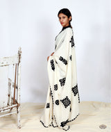 Handstitched Applique Saree