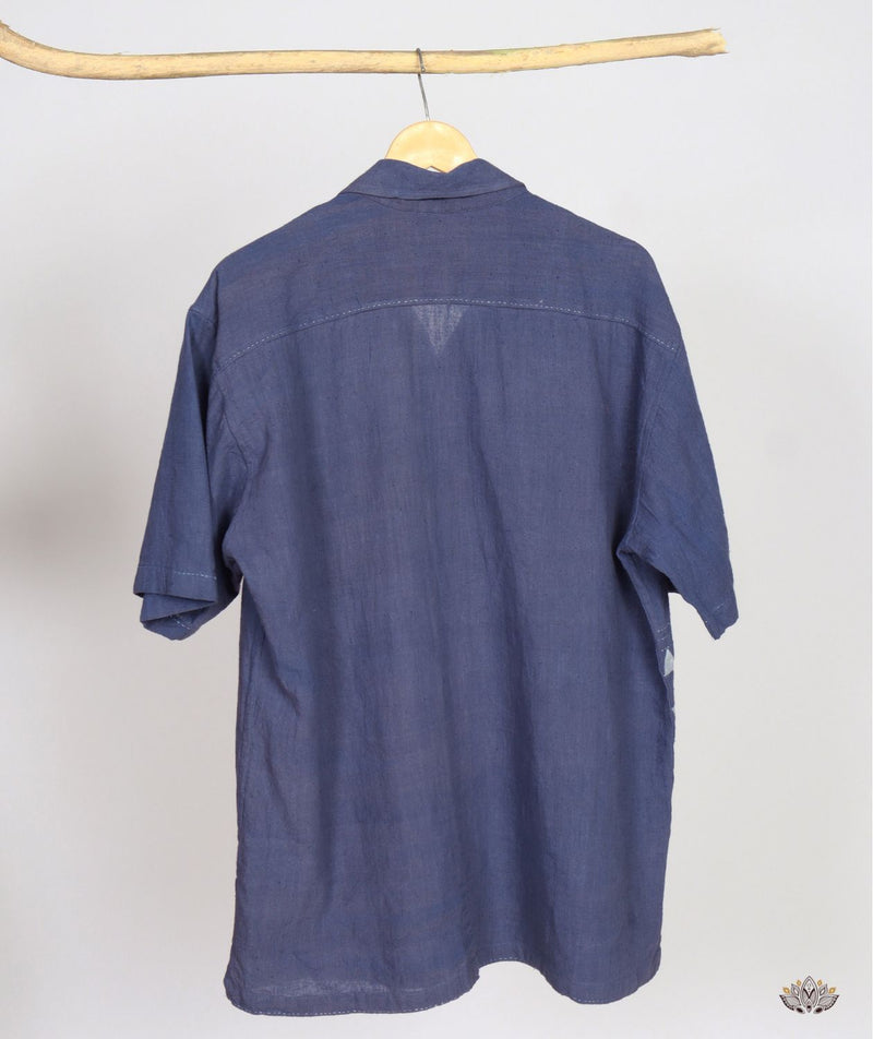 Handstitched Applique Kala Cotton Shirt