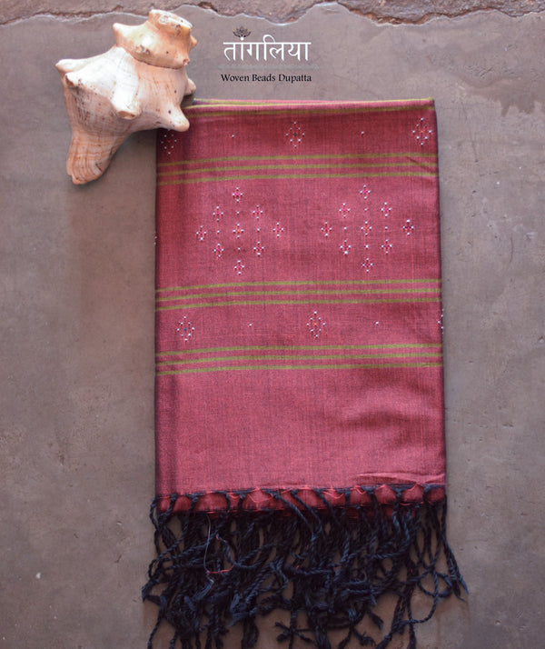 TANGALIYA COTTON HANDWOVEN DUPATTA