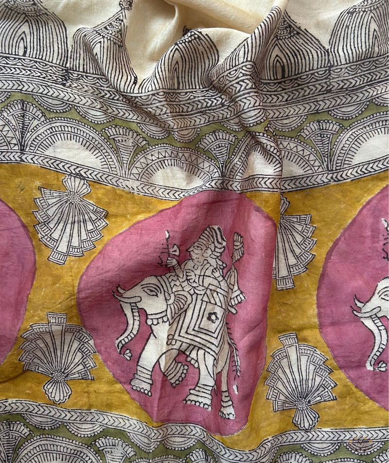 Mata ni Pachhedi Chanderi Silk Dupatta