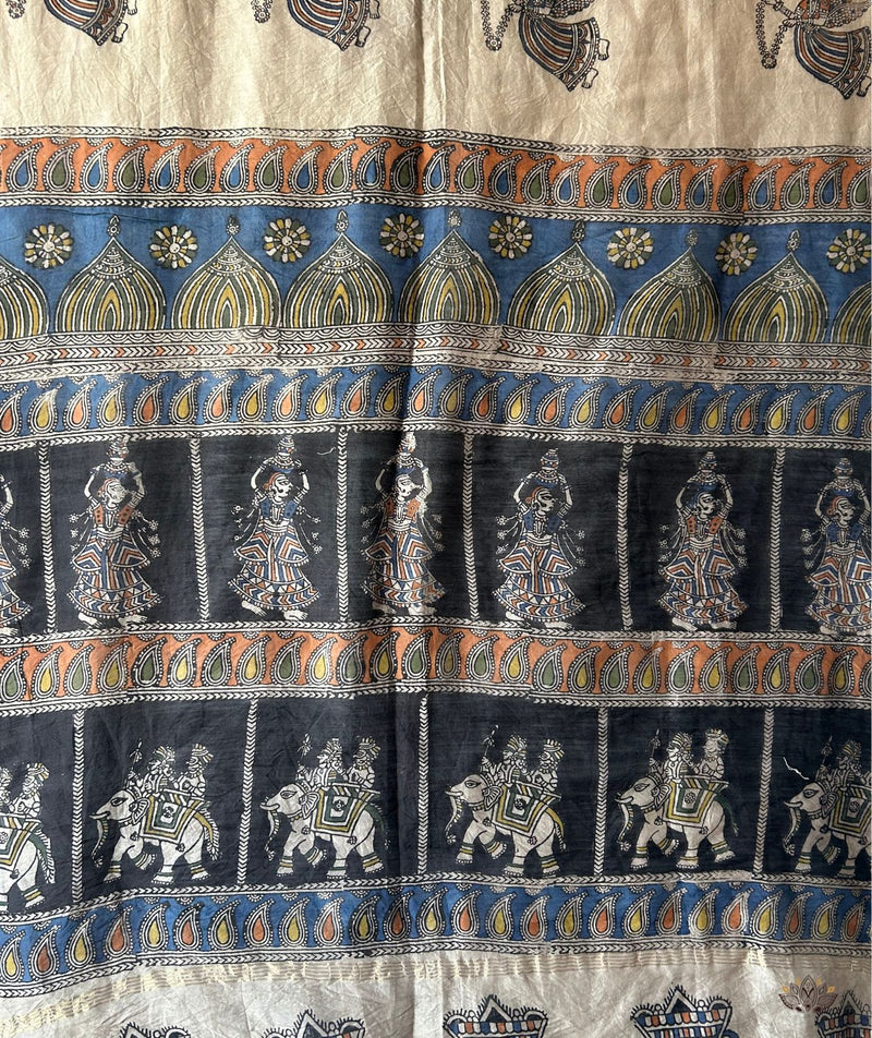 Mata ni Pachhedi Chanderi Silk Dupatta