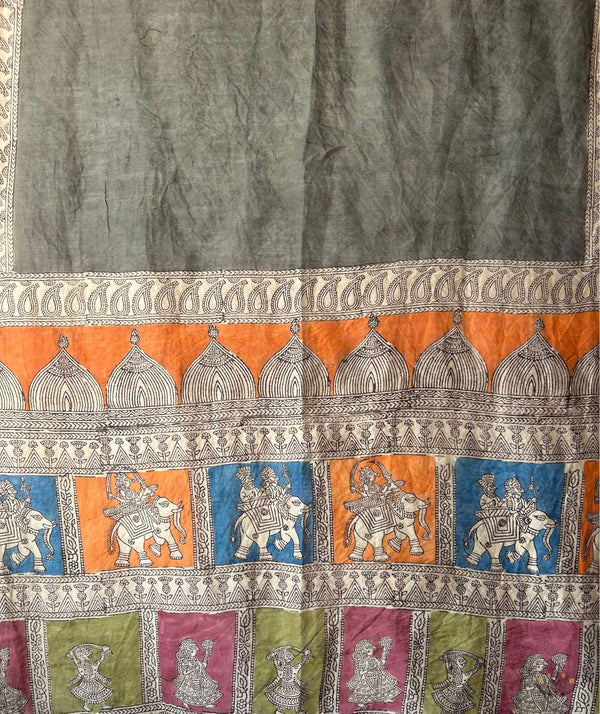 Mata ni Pachhedi Chanderi Silk Dupatta