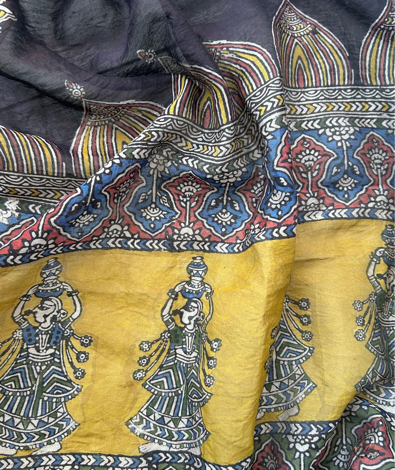 Mata ni Pachhedi Chanderi Silk Dupatta