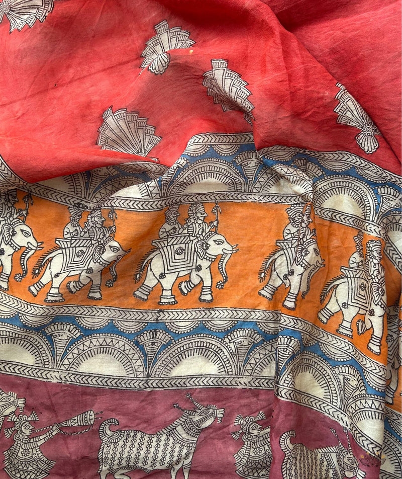 Mata ni Pachhedi Chanderi Silk Dupatta