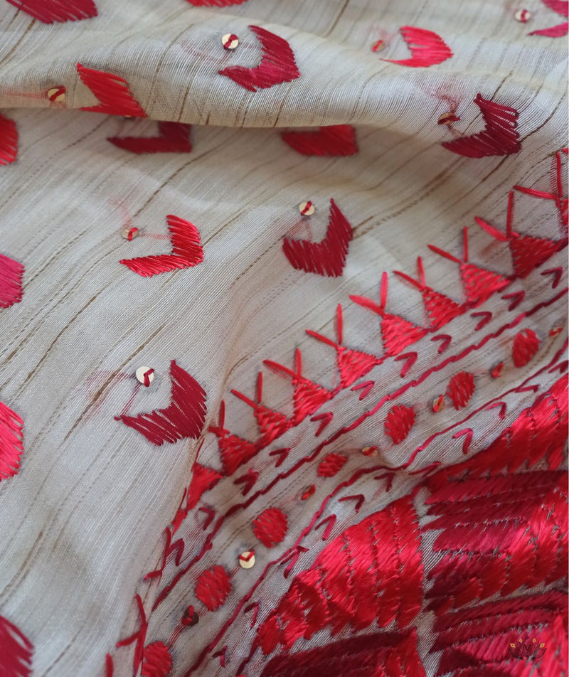 Phulkari Hand Embroidery Dupatta