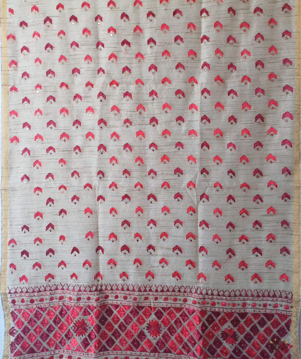 Phulkari Hand Embroidery Dupatta