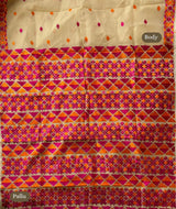 Phulkari Hand Embroidery Saree