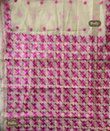 Phulkari Hand Embroidery Saree