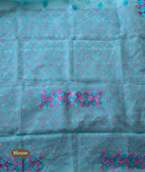 Phulkari Hand Embroidery Saree