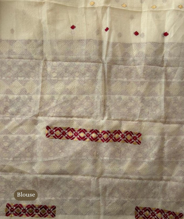 Phulkari Hand Embroidery Saree