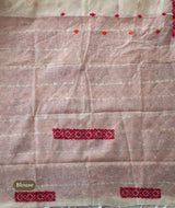 Phulkari Hand Embroidery Saree