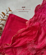 BANDHANI CHANDERI SUIT PIECE