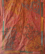 Kantha Embroidered Art Silk Stole