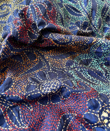 Kantha Embroidered Art Silk Stole