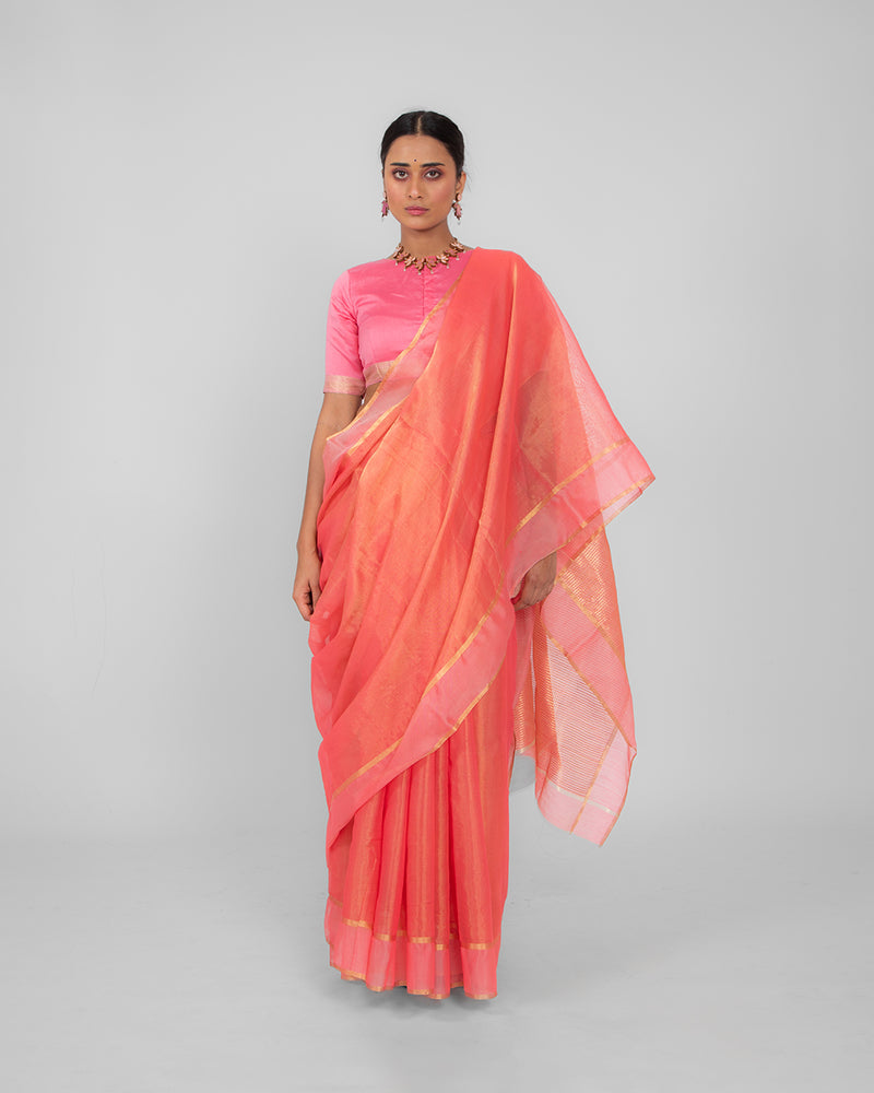 Chanderi Handwoven Saree