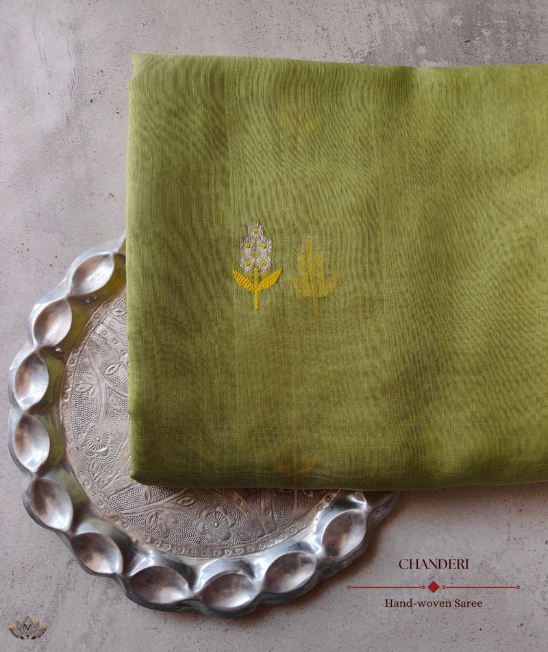 Chanderi Handwoven Saree