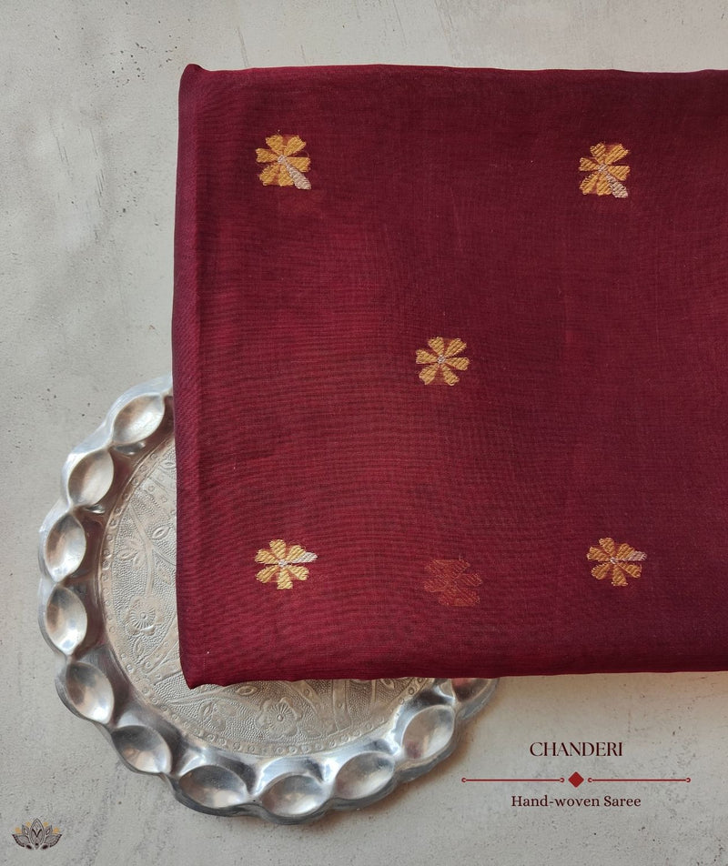 Chanderi Handwoven Saree