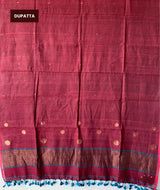 JAMDANI HANDWOVEN COTTON SUIT PIECE AND DUPATTA