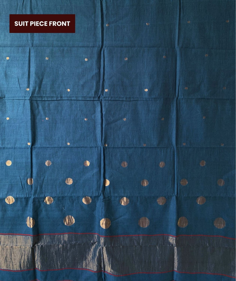 JAMDANI HANDWOVEN COTTON SUIT PIECE AND DUPATTA