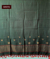 JAMDANI HANDWOVEN COTTON SUIT PIECE AND DUPATTA