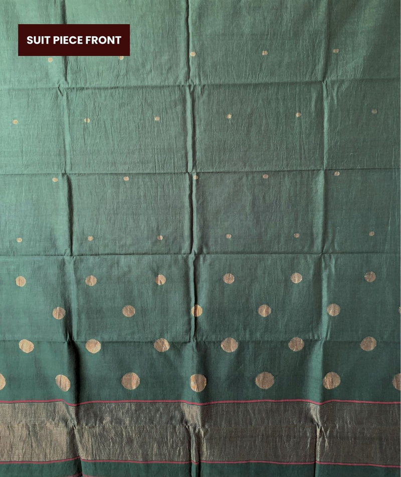 JAMDANI HANDWOVEN COTTON SUIT PIECE AND DUPATTA