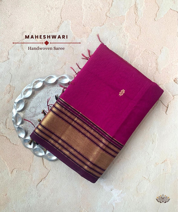 MAHESHWARI COTTON SILK SAREE