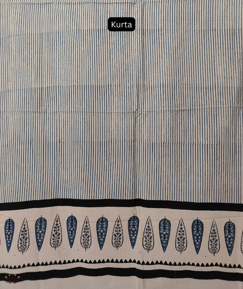 AJRAKH COTTON HAND BLOCK PRINTED TWO PIECE SUIT