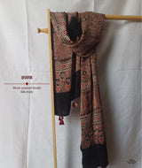 Ajrakh modal silk hand block printed stole