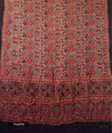 Ajrakh modal silk 2 piece suit
