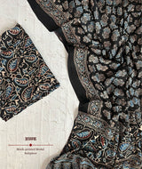 Ajrakh modal silk 2 piece suit