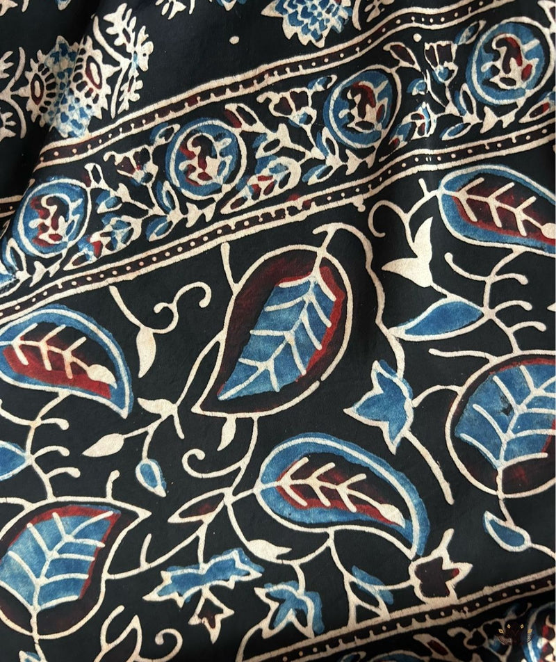 Ajrakh modal silk 2 piece suit