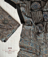 Ajrakh modal silk 2 piece suit