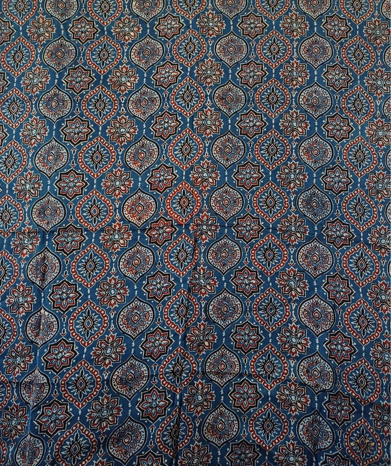Ajrakh modal silk 2 piece suit