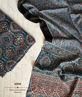 Ajrakh modal silk 2 piece suit