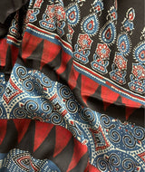 Ajrakh modal silk 2 piece suit