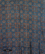 Ajrakh modal silk 2 piece suit
