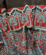 Ajrakh modal silk 2 piece suit