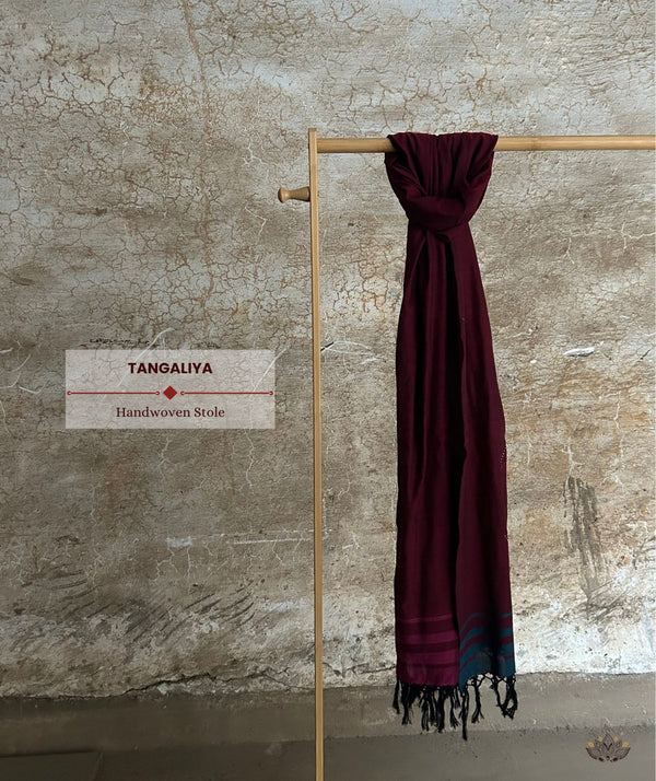 Tangaliya Cotton Handwoven Stole