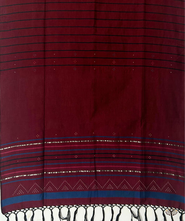 Tangaliya Cotton Handwoven Stole