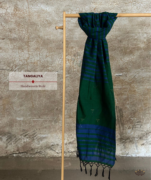 Tangaliya Cotton Handwoven Stole