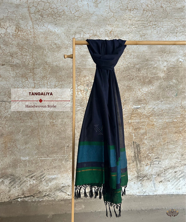 Tangaliya Cotton Handwoven Stole
