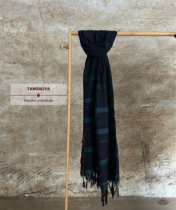 Tangaliya Cotton Handwoven Stole