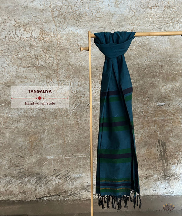 TANGALIYA COTTON HANDWOVEN DUPATTA