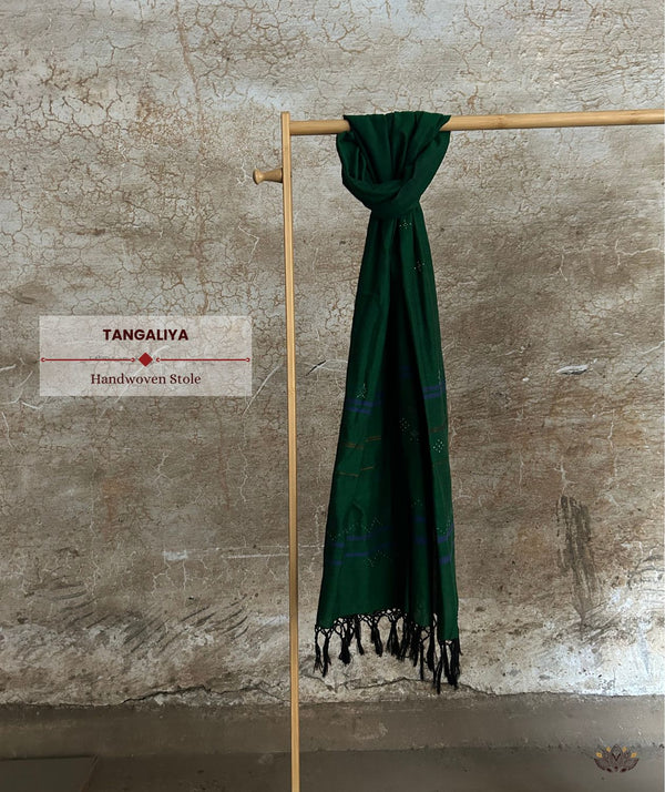 Tangaliya Cotton Handwoven Stole