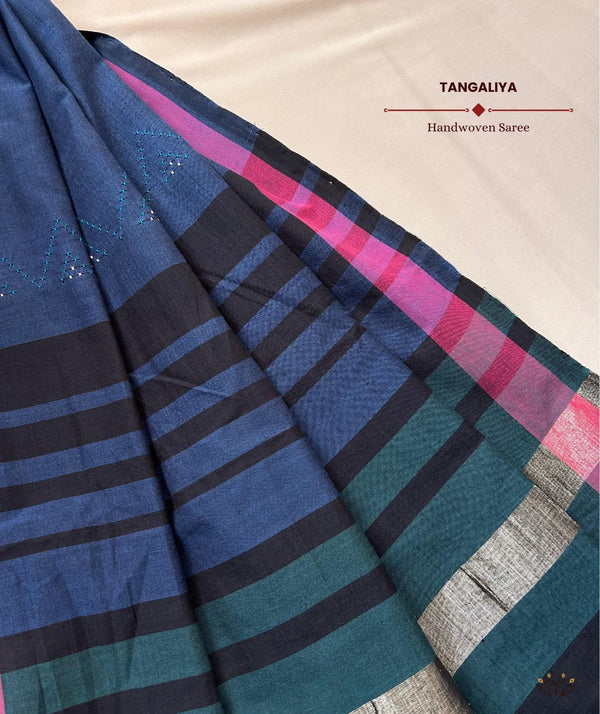 Tangaliya Cotton Handwoven Saree