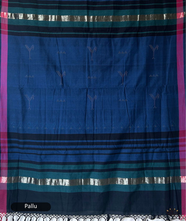 Tangaliya Cotton Handwoven Saree