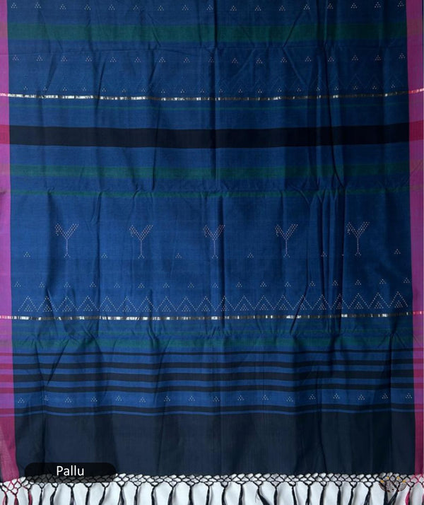 Tangaliya Cotton Handwoven Saree